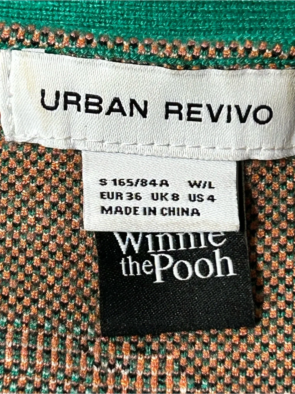 Urban Revivo Disney Winnie The Pooh Cardigan  Tigger Oversized